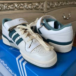 adidas | Shoes | Adidas Forum 84 Low Wild White Teal | Poshmark